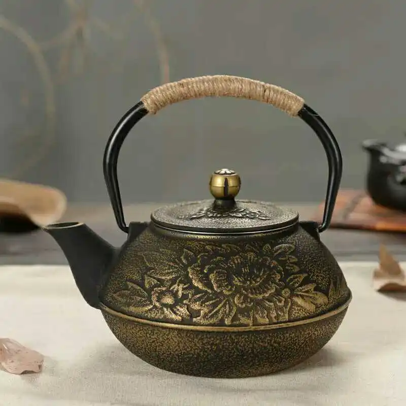 Cast iron teapot uncoated iron tea set southern Japan teapot, Japanese