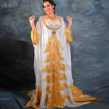 Muslim Women Arab Gown Hijab Long Dress Dubai Abaya Cap With Sleeve Fashion Formal Moroccan Arabic Kaftan Style Evening Dresses