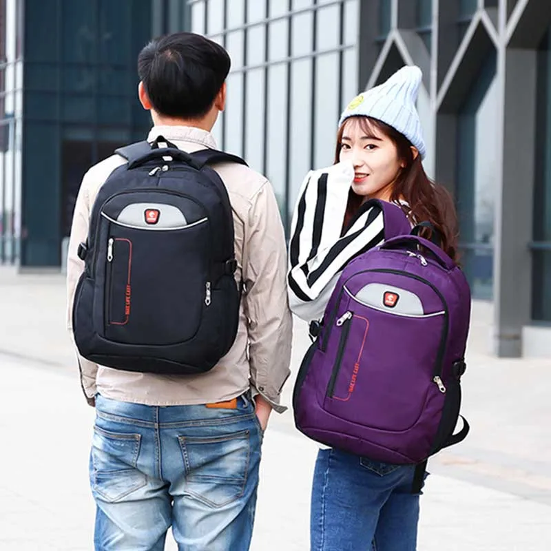 

2019 Wholesale Unisex High Capacity Laptop Backpack Students School Bag Outdoor Sports Camping Climbing Traveling Accessories