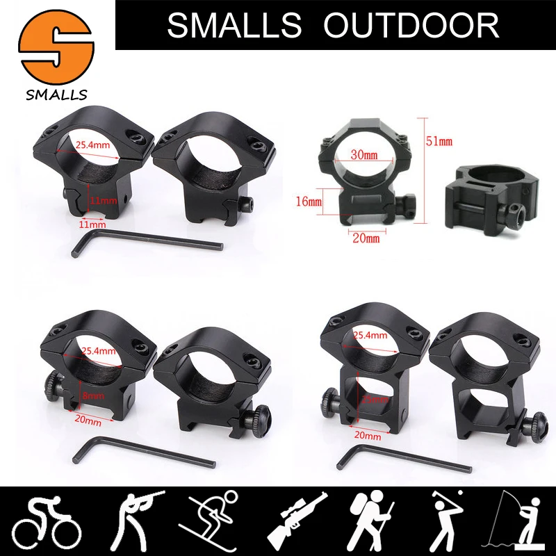 airsoft tactical 15 accessories multi function rifle scope ring mount