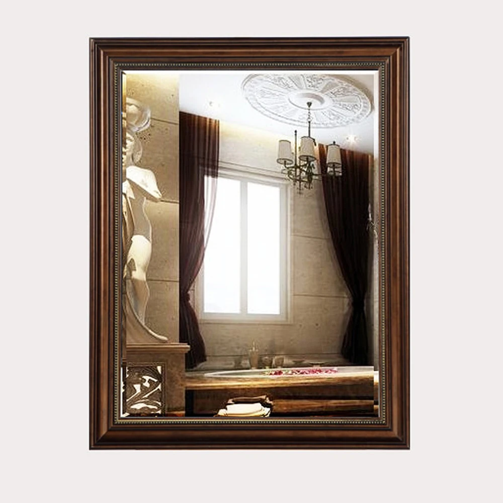 European retro bathroom mirror toilet wall hanging makeup rectangular bedroom living room wx8241641 | Обустройство дома