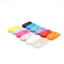 

TYRY.HU 5pcs Round Plastic Pacifier Clip Baby Nontoxic Odorless Pacifier With Pacifier Chain Making Teether Chewable Tablets
