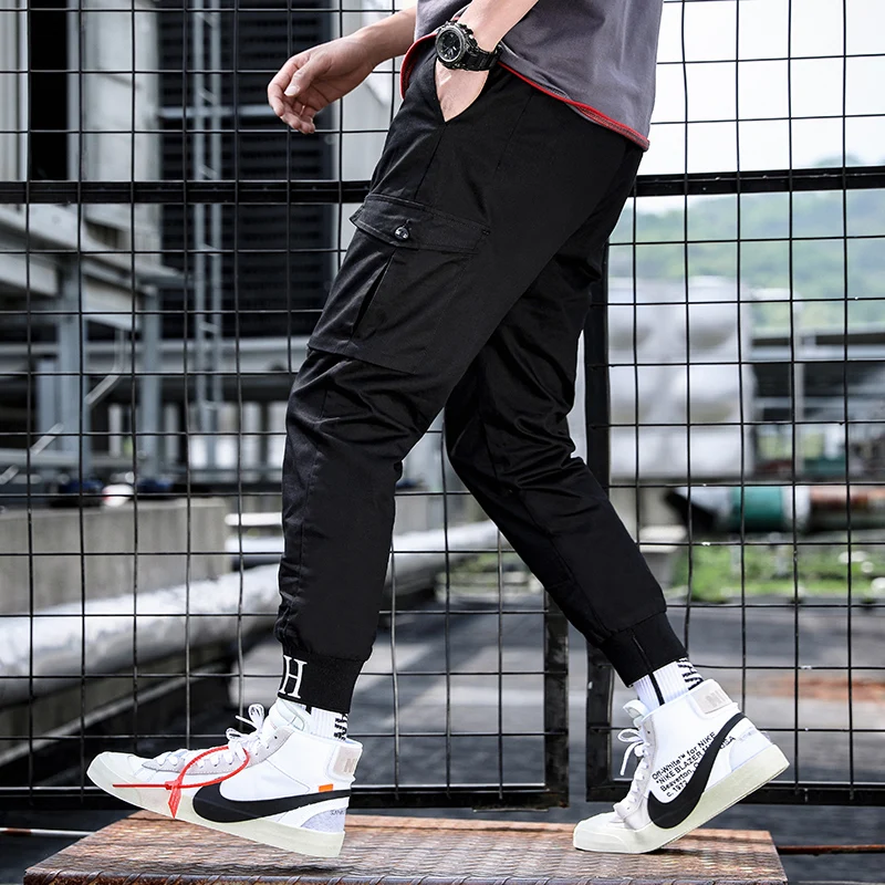 

Men's Cargo Pants Casual Multi Pockets Military Tactical Men Outwear Streetwear Army Straight Slacks Long Trousers Clothes K195