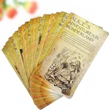 20 шт./упак./лот с рисунком Алисы Приключения в открытка Страна Чудес комплект Открытка Каваий для студентов DIY Закладка для книги история карточки для малышей