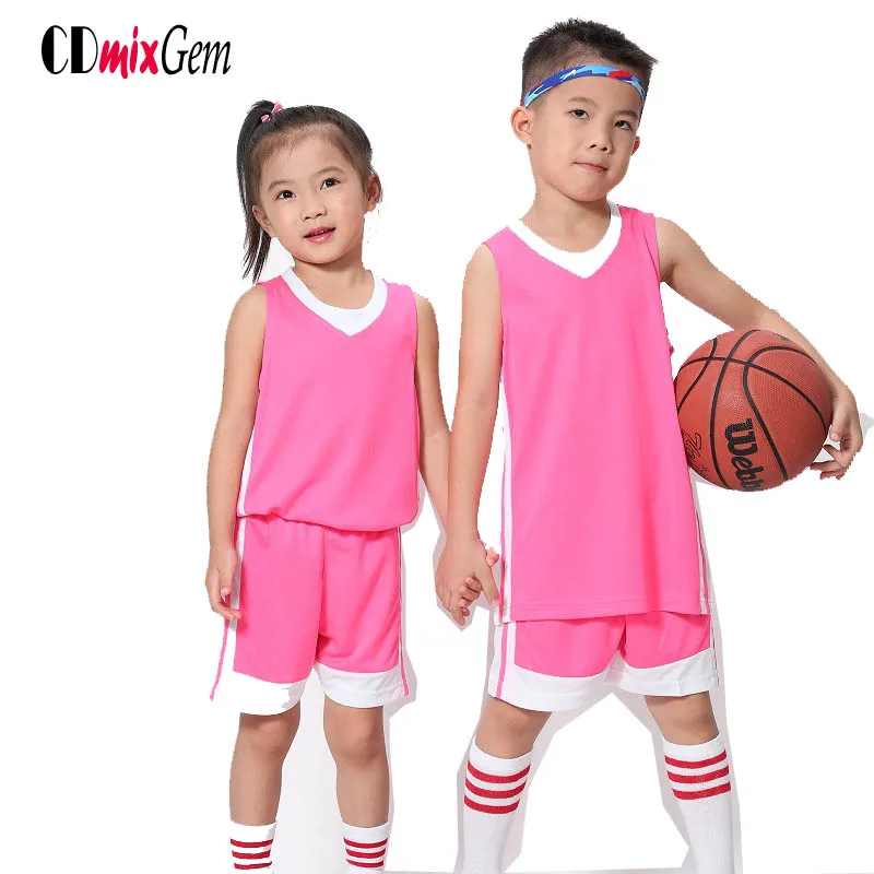 Новые детские баскетбольные майки, костюмы баскетбольные, для мальчиков и девочек, детский сад, дышащие тренировочные, Детские майки YIGUAN QT