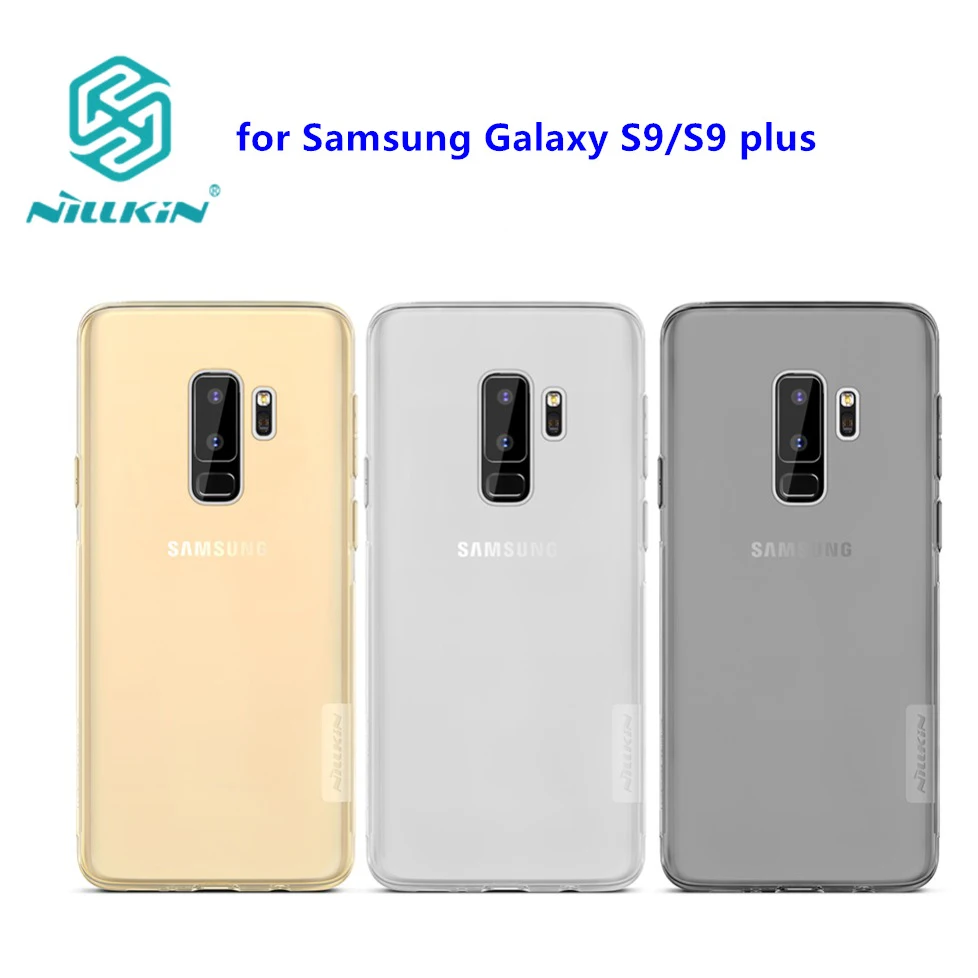 

TPU Transparent soft case for Samsung Galaxy S9 S9 PLUS NILLKIN Nature Series Luxury brand with retailed package