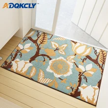 ADQKCLY Европейский стиль напольный ковер полипролин Нескользящие коврики впитывающая Вода Кухня комната вход в ванную комнату коврик под дверь 1 шт