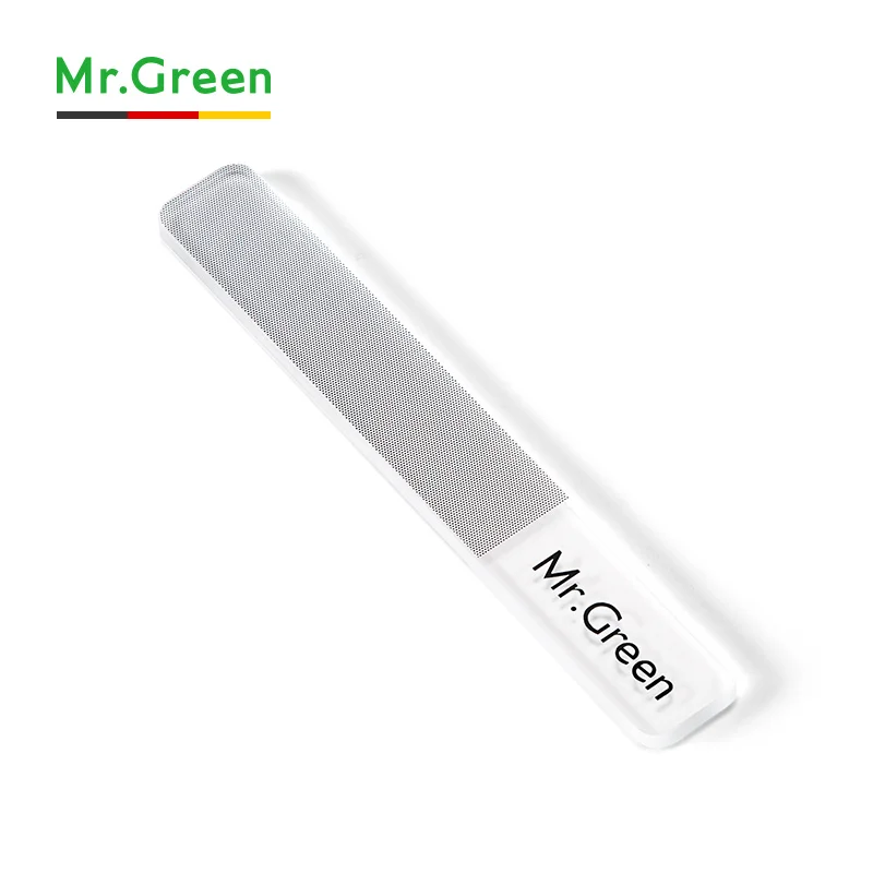 Нанометр Mr. Green пилка для ногтей стеклянная профессионального маникюра и