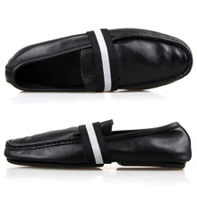 US5-10 Softy Натуральной Кожи Повседневная SLIP-ON Пенни Бездельник мужская мода бизнес обувь