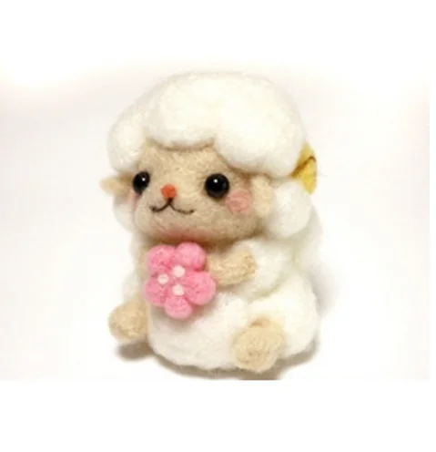 5cm The Chinese Zodiac wool needlepoint kit wool felt needle felting pendant craft needlecraft DIY handmade needle felting kit wool felting kit needle felting painting kit
