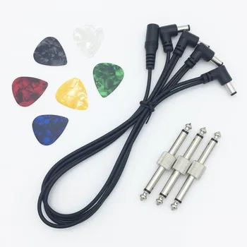 

Combine Electric Guitar Effects Pedal Accessories Power Supply Cable Pedal Coupler Connector Picks 0.71mm 0.96mm 1.2mm 1.5mm