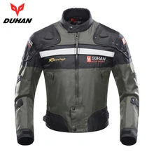 DUHAN Motorcycle Jacket Riding Armor Motocross Off-road Jacket Moto Men Windproof Clothing Motorbike Protector for Winter Autumn