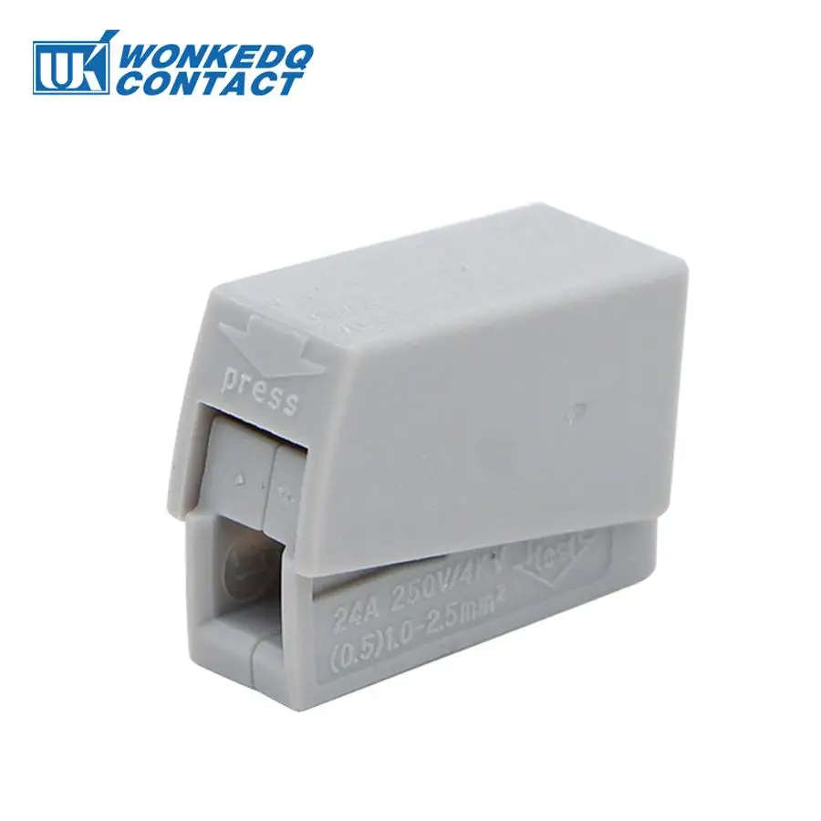 

Wire Connector Terminals 224-101 Replace Push Wire Lighting connector Plastic Material PA66 Wago Fast Connectors 30PCS
