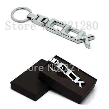 

1Pcs Auto CLK Solid Fingure KeyChains Stainless Luxury High Quality Great Plating All Metal Auto Car Key Chain Key Ring Charm