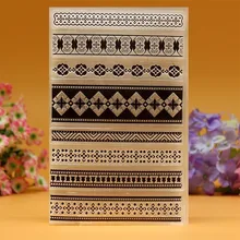 Clear Stamp Scrapbook DIY photo cards rubber stamp seal stamp Vine Flower Lace Line transparent silicone transparent stamp A108