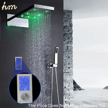 hm Digital Valve Shower Controller 3 Ways LED Touch Screen Control Thermostat Display LCD Smart Power Outlet is Compatible