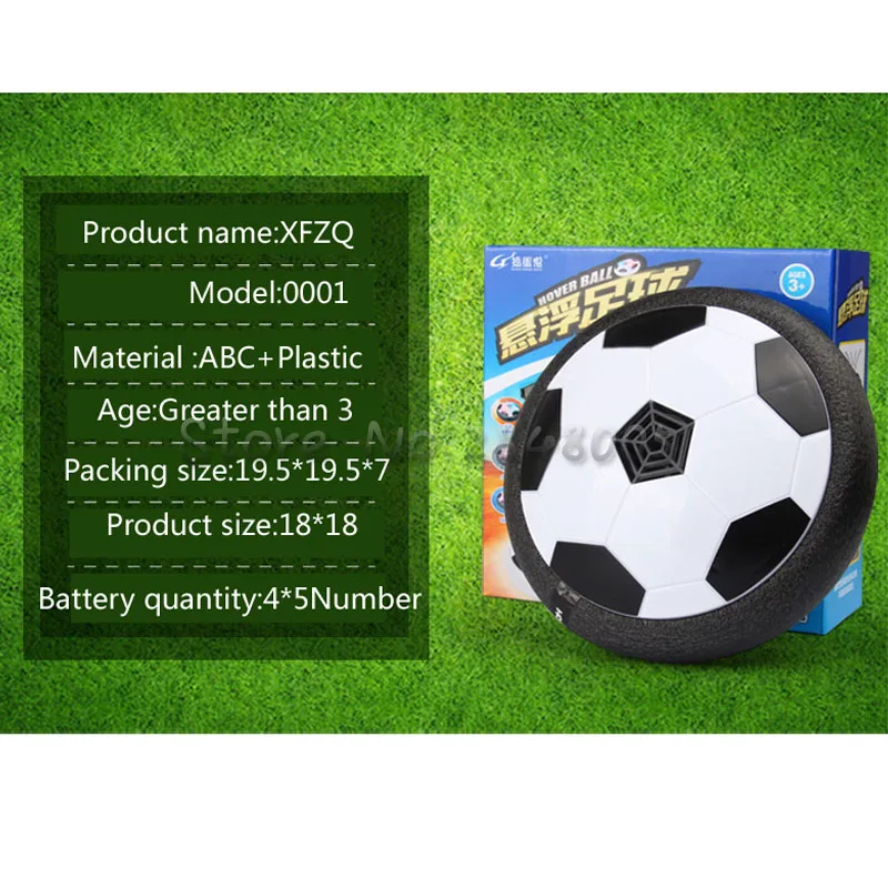 

Hover Ball Air Power Soccer Ball Colorful Disc Indoor Football Toy Multi-surface Hovering and Gliding Outdoor Toy