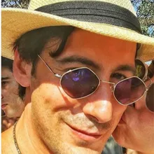 Модные женские солнцезащитные очки с ромбовидным узором, маленькая оправа, океанские фиолетовые розовые прозрачные синие солнцезащитные очки, металлическая оправа, UV400 Oculos de sol