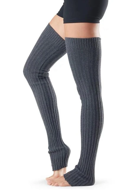 Long Boot Socks Over The Knee Cable Knit Yoga Dance Socks Women Thigh High  Pirouette Leg Warmer for Woman Extra - AliExpress