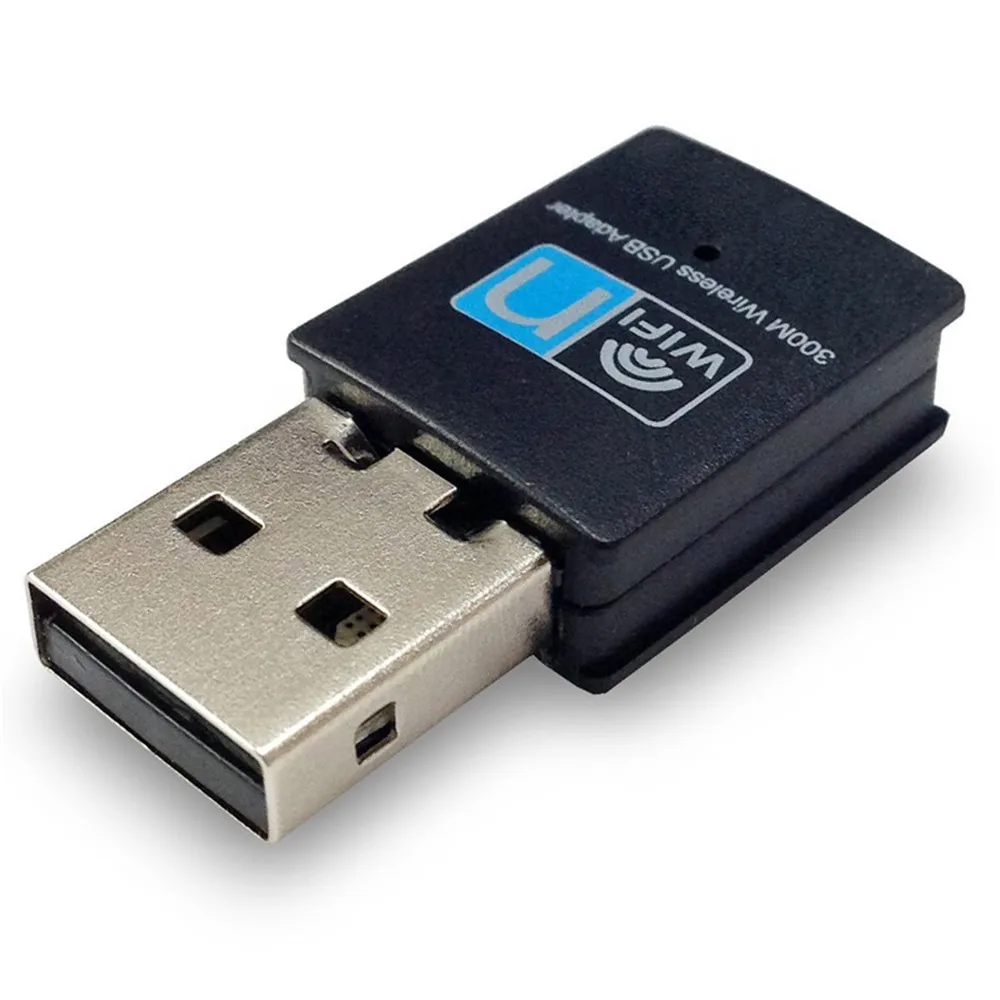 2 4 ГГц 300 Мбит/с черный мини USB беспроводная внешняя сетевая карта WiFi приемник