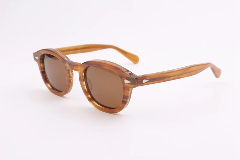 Jonny Depp, солнцезащитные очки, ацетатная оправа, для мужчин и женщин, фирменный дизайн, поляризационные солнцезащитные очки, UV400, очки для вождения, высокое качество, SQ080-2