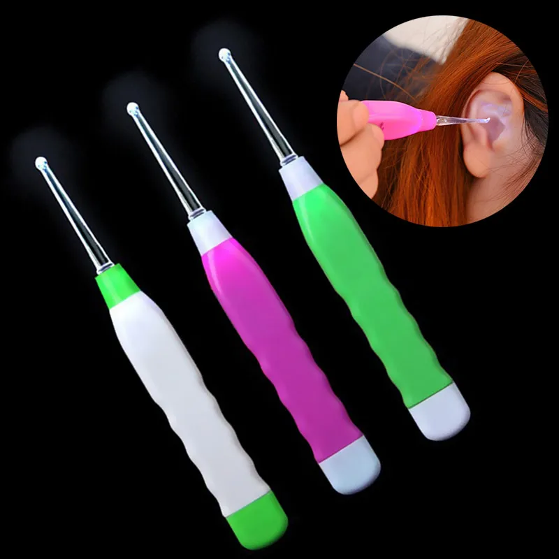 

LED Baby Safety Ear Picker Ear Curette Ear Scoop Ear Cleaning Tools Home Health Care