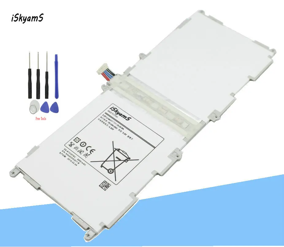 1x6800 мА/ч EB-BT530FBC /EB-BT530FBE запасная батарея для Samsung Galaxy Tab 4 10 1 &quotT530 T531 T535 P5220 SM-T530NU |