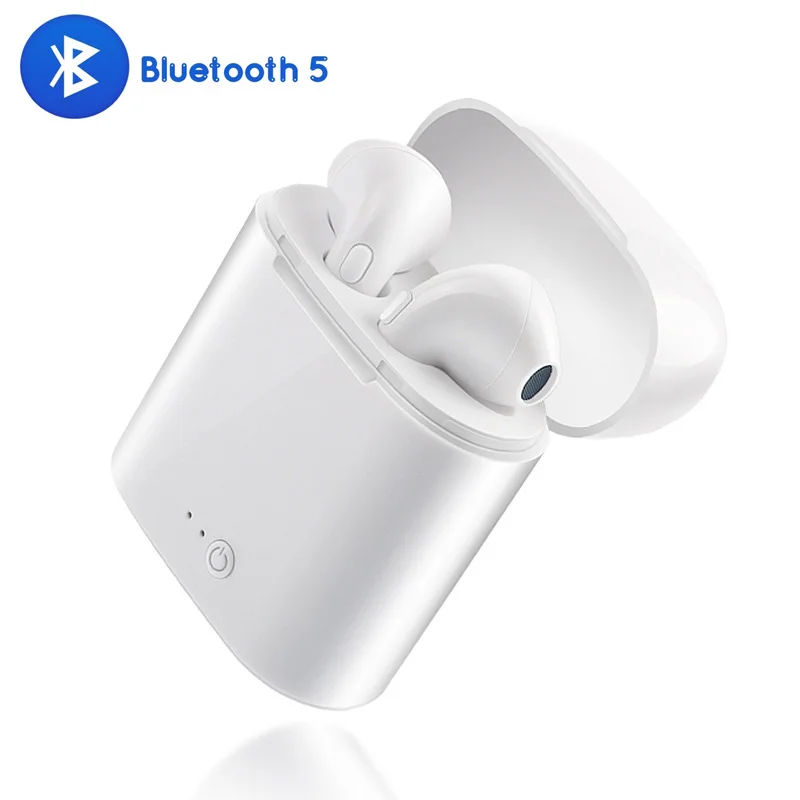 

I7s TWS Bluetooth Wireless Earphone Stereo Earbud Headset With Charging Box Mic All Bluetooth tablet Smartphone
