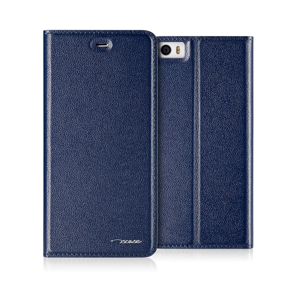 imágenes para Calidad superior de lujo del cuero genuino magnética del soporte del tirón inteligente caso de la cubierta para xiaomi mi5 m5 despierta sueño protector imágenes para Calidad superior de lujo del cuero genuino magnética del soporte del tirón inteligente caso de la cubierta para xiaomi mi5 m5 despierta sueño protector