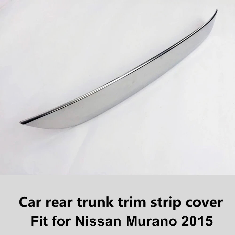 1PCS Car Rear Trunk Lid Cover Strip Molding Trim Stainless Steel For Nissan Exterior Accessories Styling | Автомобили и мотоциклы