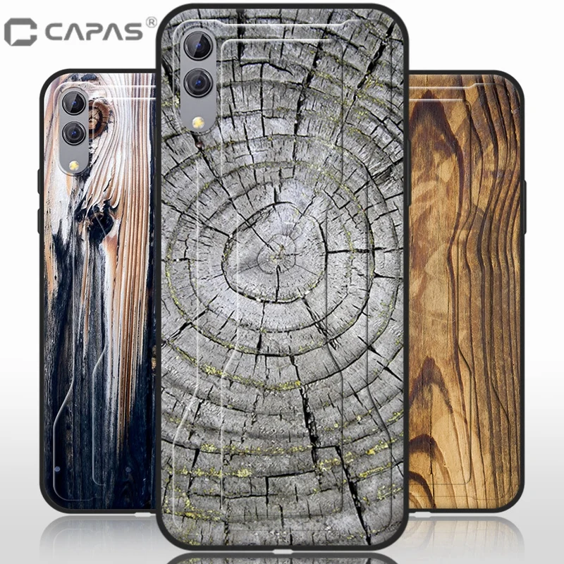 

For Xiaomi Black Shark 2 Case Soft TPU Case Wooden Patterned Cover For Black Shark 2 Cover shockproof Protective Shield Shell