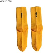 Exclamation mark pattern men and women socks hip hop street is cool cotton sock