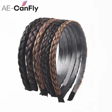 AE-CANFLY, новинка, корейская мода, аксессуары для волос, парик, косы, головная повязка, женские повязки для волос, 1G3002