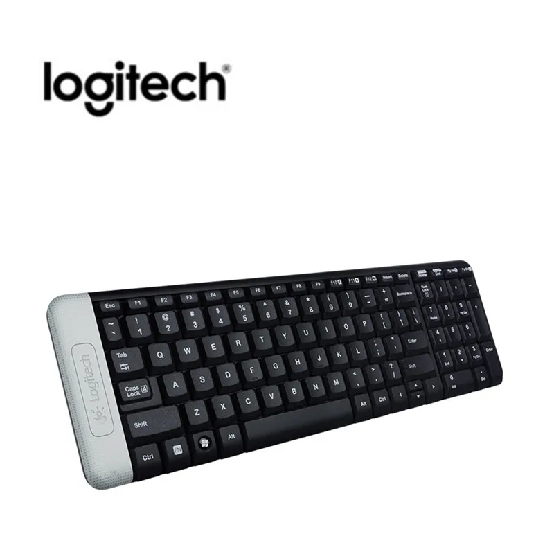 Оригинальная Беспроводная стандартная клавиатура logitech Classic настольного компьютера K230 USB