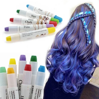 

10.2*2.2cm Women Temporary Changing Color Hair Dye Hair Chalk Pens