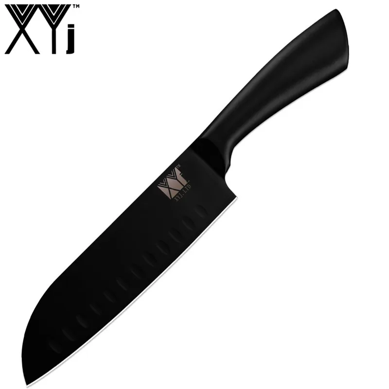 H.7 santoku knife XYj набор кухонных ножей из нержавеющей стали 3CR13 с острым лезвием, ручка без губ 8 ''7'' 5 ''3,5'', мясной нож шеф-повара, домашний инструмент для рыбы - Цвет: H.7 santoku knife