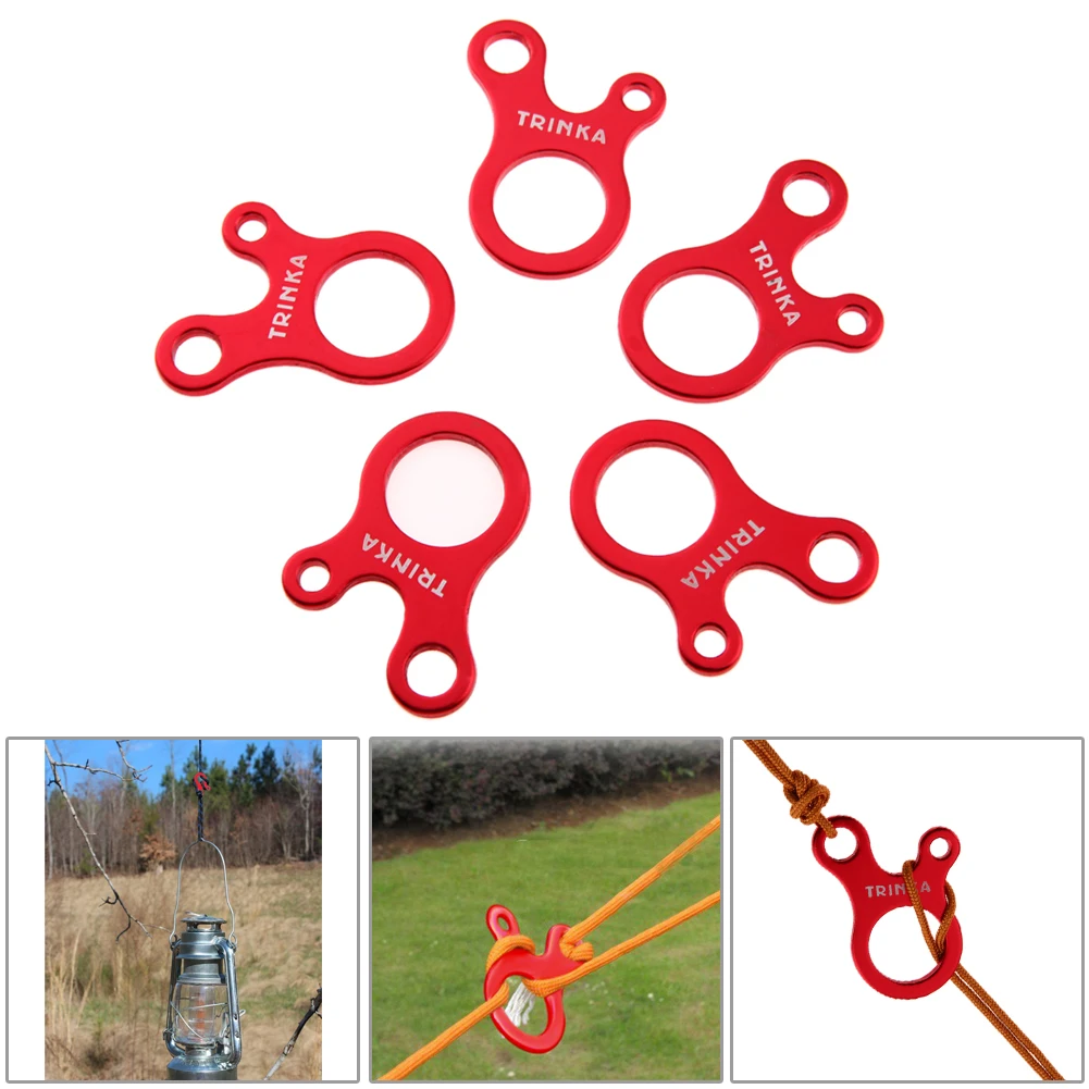 

5 pcs Tent Wind Rope Buckle Antislip Camping Tightening Hook for Outdoor Traveling Hiking Picnic Camping Outdoor Survival Tools