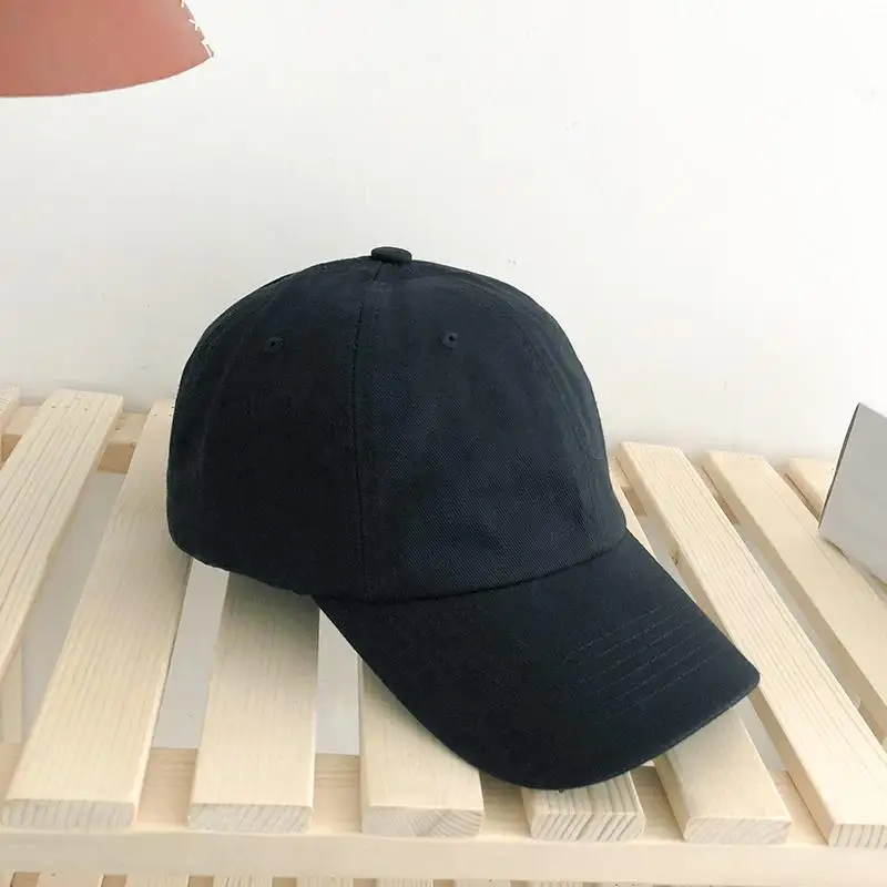 COKK, бейсбольная кепка, мужская, мягкая, Snapback, шапка для папы, женские, однотонные шапки для мужчин, кепка s Casquette, мужская, для спорта на открытом воздухе, Gorras, новинка - Цвет: navy blue