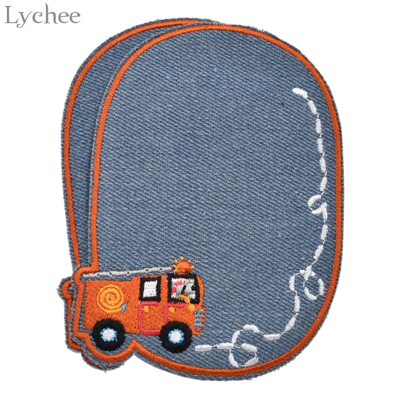 Lychee 2pcs Cute Cartoon Animal Jeans Iron On Patches Repair Knee Denim Sew On Patches Clothing Sewing Craft DIY Accessories Lychee 2pcs Cute Cartoon Animal Jeans Iron On Patches Repair Knee Denim Sew On Patches Clothing Sewing Craft DIY Accessories