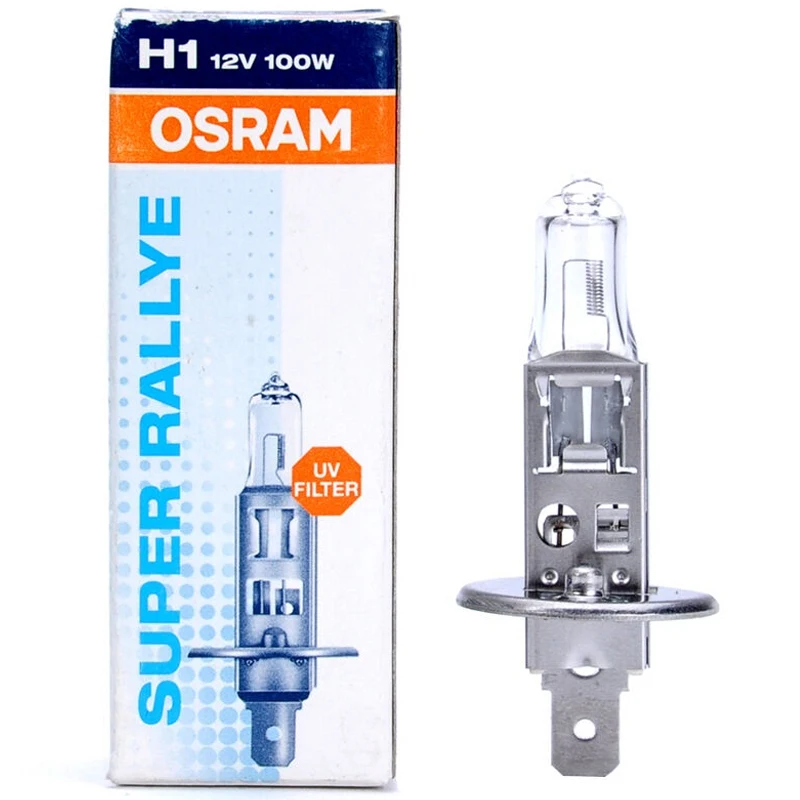 Автомобильный светильник OSRAM H1 головной s лампа ближнего света галогенная