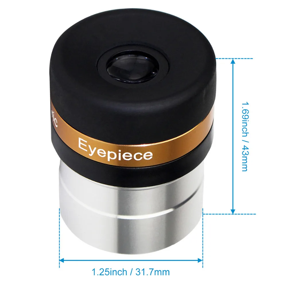 SVBONY Telescope Eyepiece WA 62° Aspheric HD Fully Coated Telescope Accessory for 1.25'' Astronomic Telescope 5