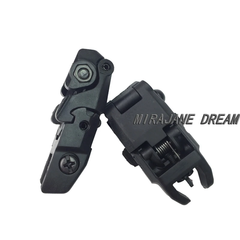 

Hunting Airsoft 45 Degree Gen 1st Front and Rear Folding Back up Sight Scope for 20mm Rail