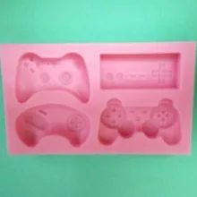 Высокое качество 1 шт. геймпад игровой контроллер форма силиконовая форма для помады декорирование тортов Сахар Форма выпечка сладостей плесень