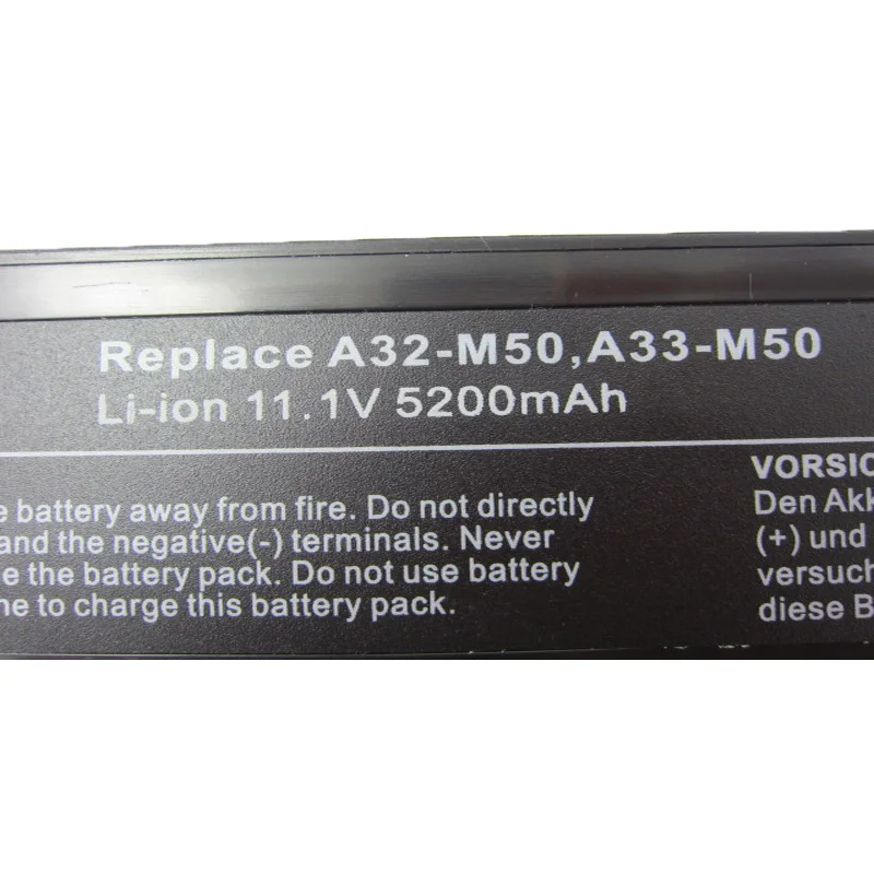 5200mah Laptop Battery for Asus N53S N53SV A32-M50 A32-N61 N53 A32 M50 M50s A33-M50 N61 N61J N61D N61V N61VG N61JA N61JV bateria 5200mah Laptop Battery for Asus N53S N53SV A32-M50 A32-N61 N53 A32 M50 M50s A33-M50 N61 N61J N61D N61V N61VG N61JA N61JV bateria