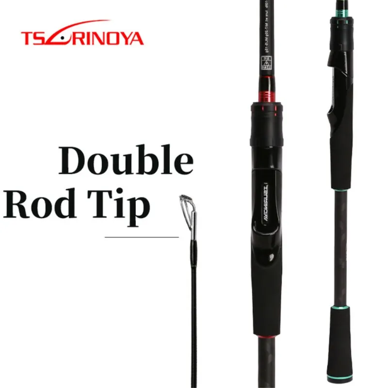 

TSURINOYA PLEASURE V 2.13m Two Tips Spinning Fishing Rod 2 Section M/ML Power K Series SIC Guide Rings Rods Canne A Peche Feeder