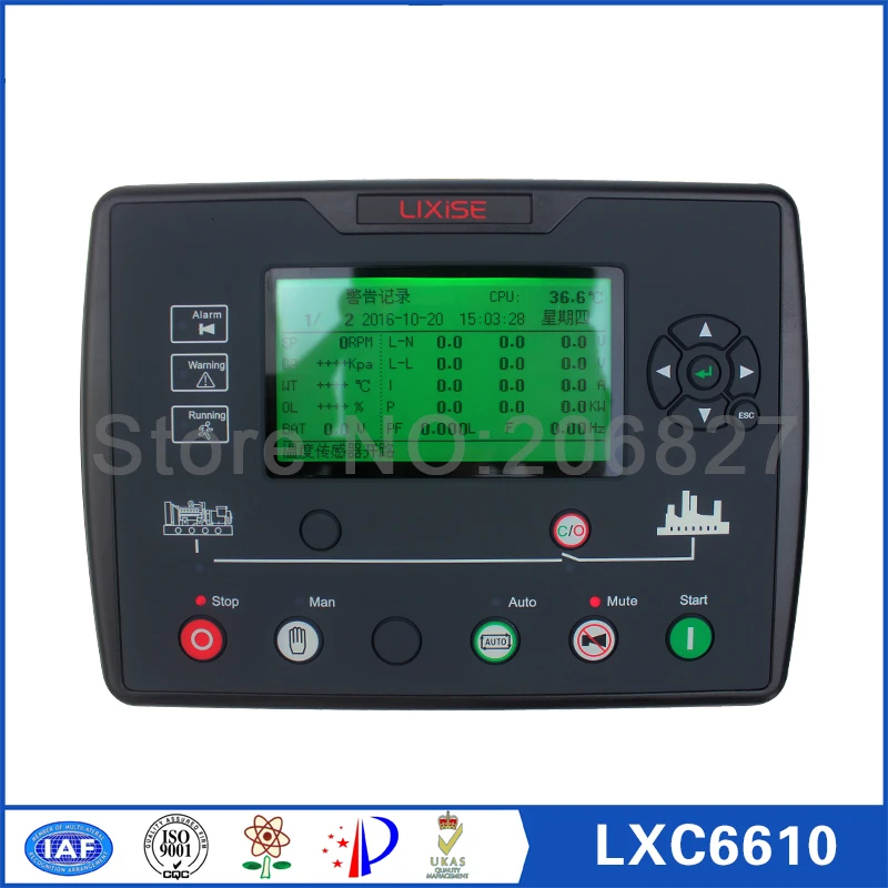 

Generator controller LXC6610 genset engine control unit