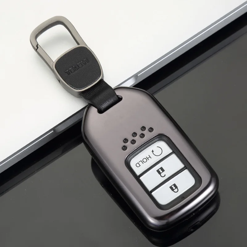 Сплав ключ крышка для Honda Jade FIT VEZEL Civic XR-V CRV Accord Crosstour CRIDER Spirior ELYSION Odyssey 2 3 4 кнопки чехол