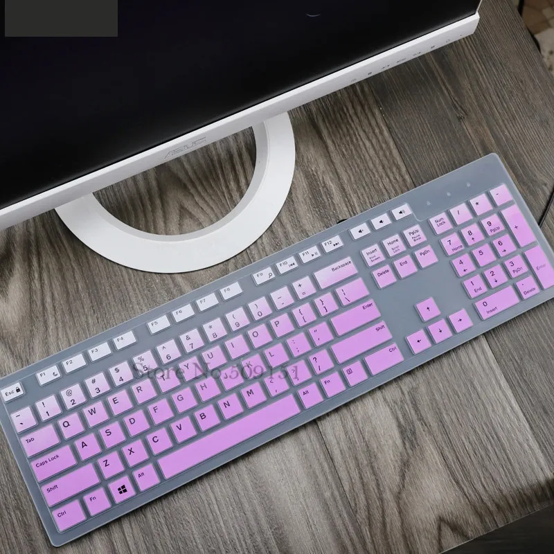 Silicone Keyboard Cover Skin For Dell Inspiron Desktop OptiPlex 3050 5250 Kb216 3459 3277 3475 3670 5477 7777 3264 All in One PC