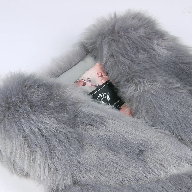2018 New Fashion Faux Fur Coat Winter Coat Women Waist Coat Fur Gilet Women's Fur Jacket Fur Vest For Ladies