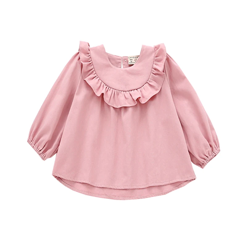 

Dollplus Spring Autumn Girls Blouse Long Sleeves Shirts for Girls Children Clothes Cotton Tops Little Girls Clothing 12M-4T